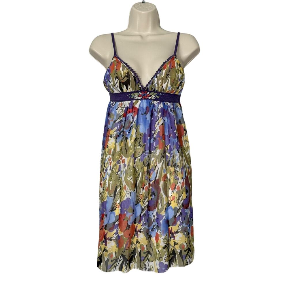 TCEC Floral Sleeveless Mini Dress Size S